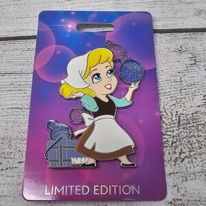 NEW Disney 2025 Destination D23 WDI MOG Pin Chibi Heroines Cinderella LE 400